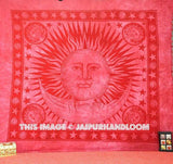 Trippy Sun and Moon tapestry Wall hanging