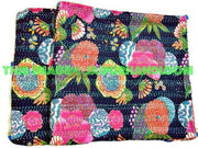 Tropicana Kantha Quilt Queen Size-Jaipur Handloom