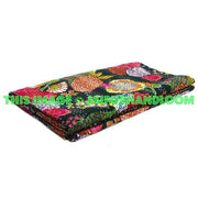 Tropicana Kantha Quilt Queen Size-Jaipur Handloom