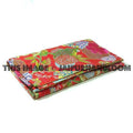 Tropicana Kantha Quilt Queen Size Kantha Bedding Sofa Throw Cover