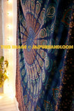 Turquoise Dreams Mandala Tapestry-Jaipur Handloom