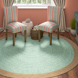 Natural Fiber 7 feet round rugs for living room & bedroom | Jaipur Handloom