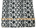 Twin Ikat Bedspread, Kantha Quilt, Twin Quilt, Kantha Blanket, Kantha Bedspread, kantha Bed Cover, Ikat Quilt, Ikat bedding, Kantha Quilts-Jaipur Handloom