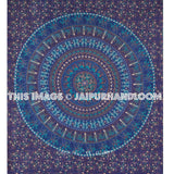 Twin Mandala Bed cover Bohemian dorm room Bedding Tapestry Wall Art-Jaipur Handloom