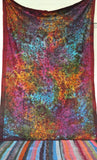 Twin Multi Color tie dye tapestry tie dye mandala tapestry Bedding-Jaipur Handloom