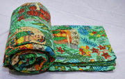 90 X 60 inches Kantha Throw Blanket