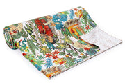 Bohemian Frida Kahlo Kantha Sofa Throw