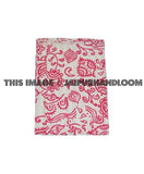 Twin kantha throw in pink indian throw boho kantha quilt