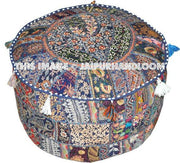 Upholstered Ottomans, Stools and Poufs-Jaipur Handloom