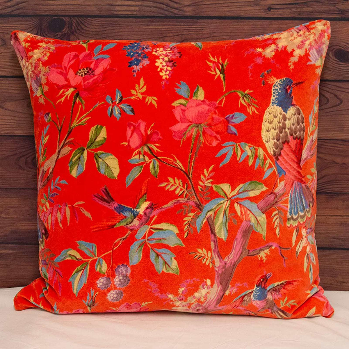 Paradise Tropical Velvet Cushion Covers 