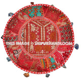 Victor Pouffe - 22X12 inches-Jaipur Handloom