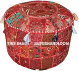 Victor Pouffe - 22X12 inches-Jaipur Handloom