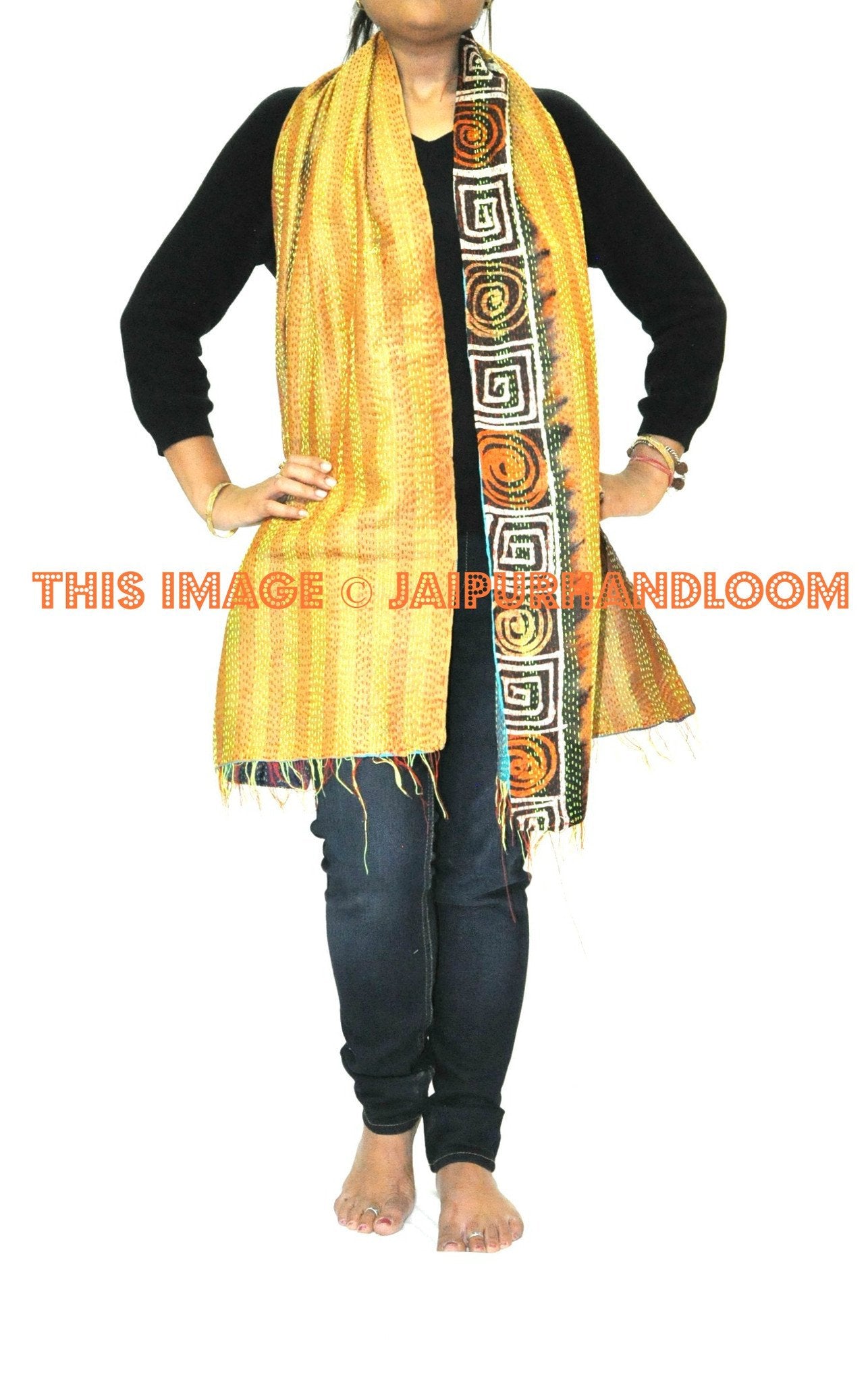 Vintage Kantha Scarf - Murraya