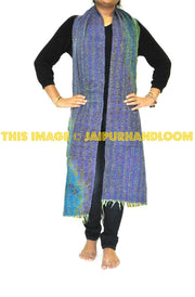 Vintage Kantha Scarf - Violin-Jaipur Handloom