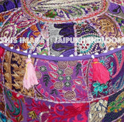 Wagga Pouffe - 18X13 inches-Jaipur Handloom