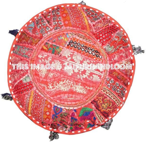 Wanneroo Ottomans & Poufs - 18X13 inches-Jaipur Handloom