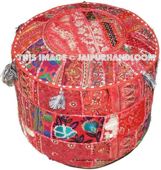 Wanneroo Ottomans & Poufs - 18X13 inches-Jaipur Handloom