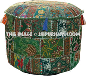 Warwick Pouffe - 22X12 inches-Jaipur Handloom