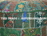 Warwick Pouffe - 22X12 inches-Jaipur Handloom