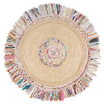 5 Ft X 5 Ft Round Bedroom Area Rug, Reversible Indoor Outdoor Rugs