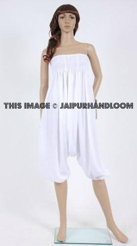 White female harem pants