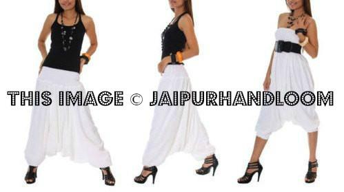 White female harem pants