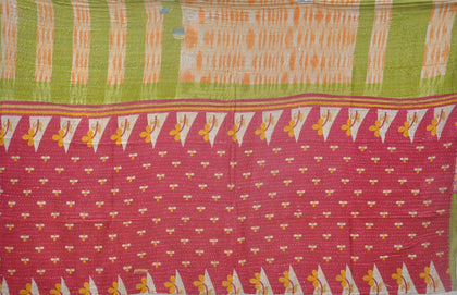 Wholesale Vintage Kantha Throws Quilt Fair Trade Sari Kantha Gudri