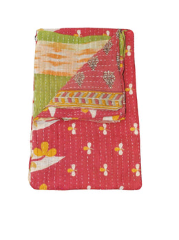 Wholesale Vintage Kantha Throws Quilt Fair Trade Sari Kantha Gudri