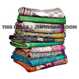 Wholesale set of 10pc Vintage Kantha Throw 10 Kantha Quilts