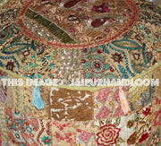 Whyalla Pouf ottomans - 22X12 inches-Jaipur Handloom