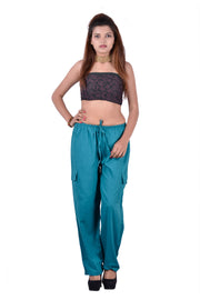 Aladdin Afghani Long Women Trousers Baggy Loose Summer Pants-Jaipur Handloom