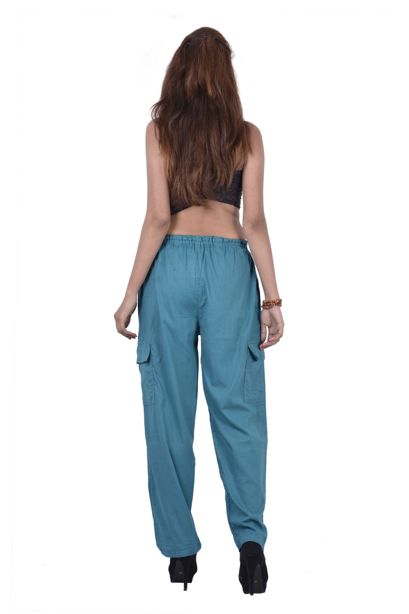 Aladdin Afghani Long Women Trousers Baggy Loose Summer Pants-Jaipur Handloom