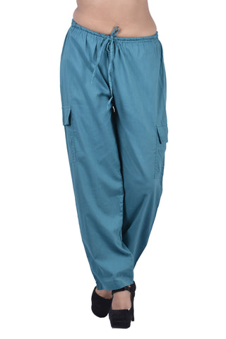 Aladdin Afghani Long Women Trousers Baggy Loose Summer Pants-Jaipur Handloom