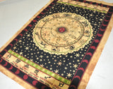 astrology zodiac tapestry Hippie Tapestries Zodiac Bedspread Wall Tapestry-Jaipur Handloom