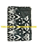black ikat quilt queen ikat bedspread bed cover