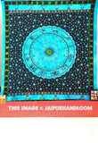 blue zodiac tapestry wall hangings hippie tapestries wall tapestry for dorm-Jaipur Handloom