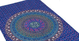 bohemian beach blanket hippie trippy dorm tapestries twin mandala blanket-Jaipur Handloom