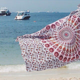 bohemian beach blanket throw indian mandala wall tapestries dorm decor-Jaipur Handloom