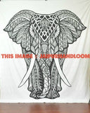 bohemian dorm room ideas-hippie elephant tapestry dorm room bedding-Jaipur Handloom