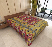 bohemian dorm room kantha throw indian vintage kantha bedcover-Jaipur Handloom
