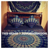 bohemian indian mandala bedspread hippie beach blanket boho sofa couch throw-Jaipur Handloom