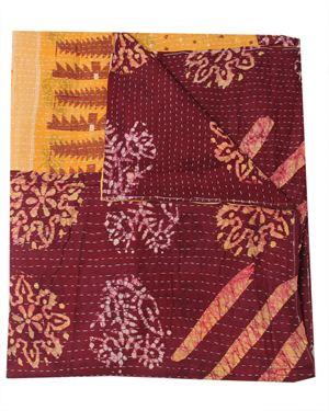 bohemian kantha bedding bedspread decorative kantha curtains-Jaipur Handloom