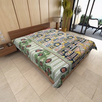 bohemian kantha quilted bedspread fair trade kantha throw on sale-Jaipur Handloom