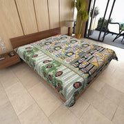 bohemian kantha quilted bedspread fair trade kantha throw on sale-Jaipur Handloom