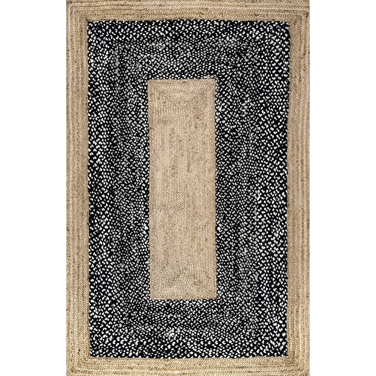 bohemian living room area rug 4'X6' , Jute Rug Runner, Cotton Rug for Kitchen