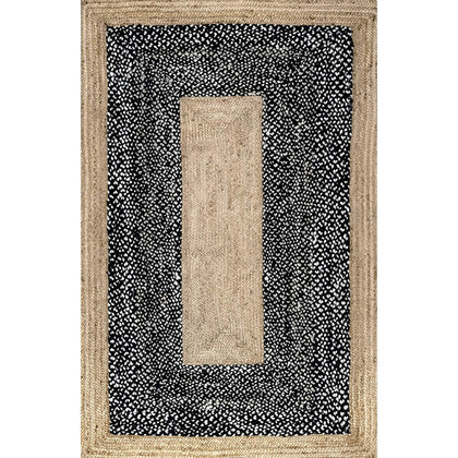 bohemian living room area rug 4'X6' , Jute Rug Runner, Cotton Rug for Kitchen