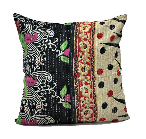 bohemian sofa cushions on sale ethnic handmade kantha throw pillows