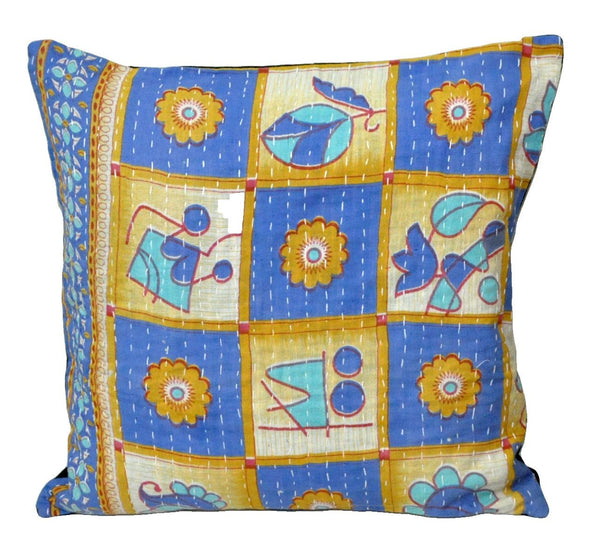 boho bedroom pillow cases indian decorative throw pillows large cushions - 33-S-Jaipur Handloom