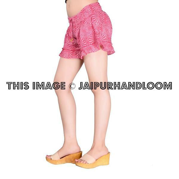 boho chic festival women shorts beach shorts dress spring fashion bloomer shorts