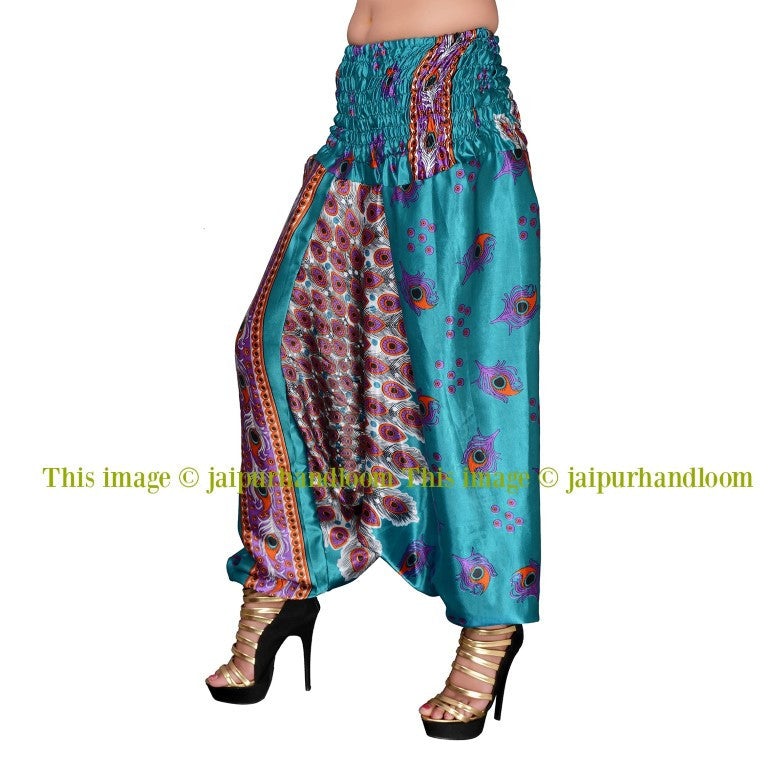 burning man pants large jumpsuit pants thai fisher man pants-Jaipur Handloom